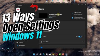 13 Ways to Open Settings on Windows 11 13 Ways to Open Settings on Windows 11