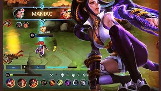 Epic Comeback Queen Hanabi Hanabi Gameplay Mobile Legend Bang Bang