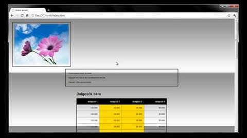 HTML és CSS programozás az alapoktól - 5. rész