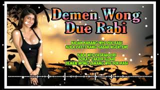 Download Mp3 Demen Wong Due Rabi (Karaoke Lirik) - Yuni Sahara Gudang lagu Download Mp3 Demen Wong Due Rabi (Karaoke Lirik) - Yuni Sahara