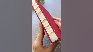 Happy bookmaking 🌹📚 #aesthetic #handmade #bookmaking #red #journal #sketchbook #bookbinding