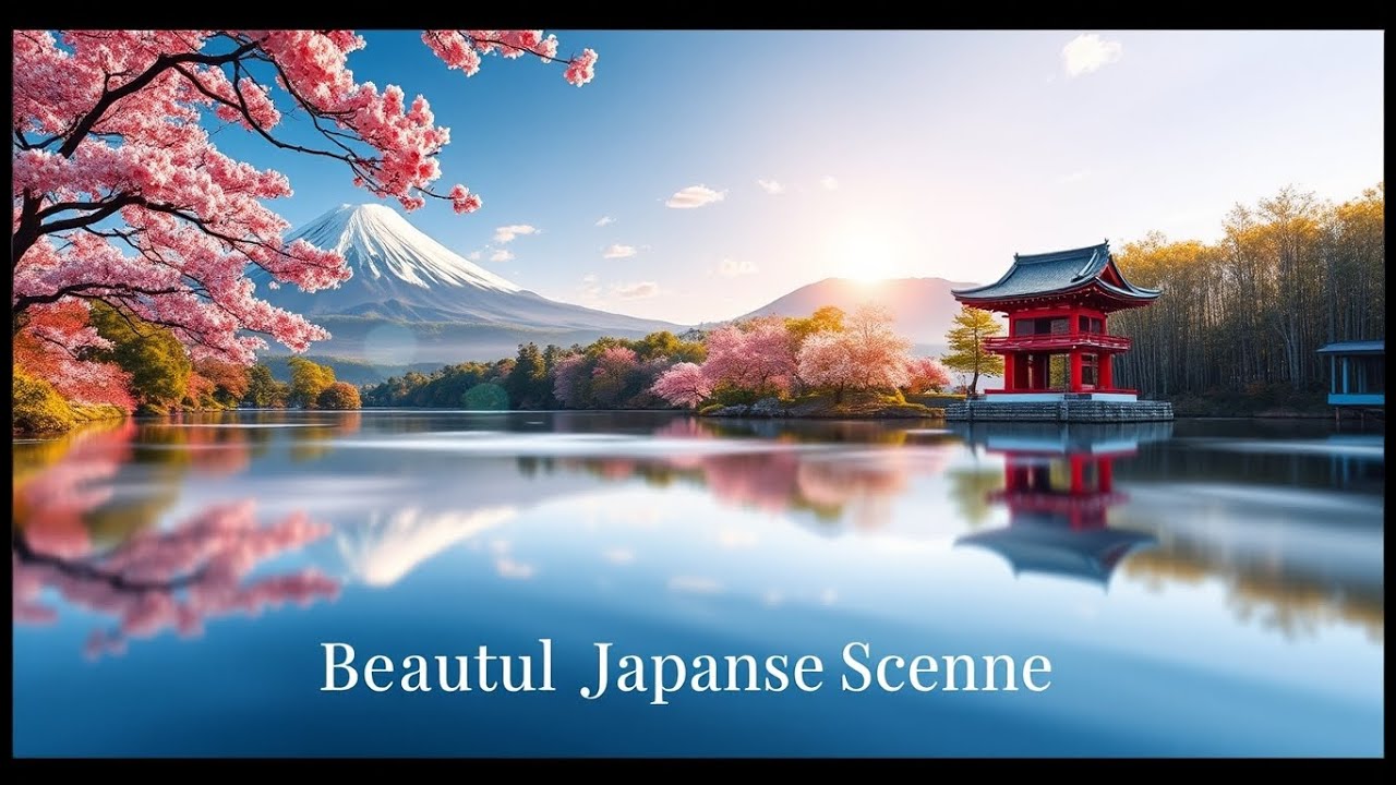 Japani Video Relax Station: Beautiful Japanese scenery, melodious music - 4K Ultra ...