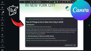 How to Create YouTube Video Scripts Using Canva I Generate Scripts in Canva (2025)