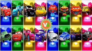 McQueen Car All Video Megamix 🆚Lighting McQueen Eater🆚McQueen Red Car 🎶 Tiles Hop EDM Rush Gameplay🎯 screenshot 3