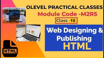 Module Code- M2R5 |Web Designing & Publishing|NIELIT OLEVEL Practical Questions|OLEVEL 2021|Class-10