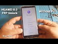 Huawei Y6 Prime 2018 ( ATU-L31 ) 8.0 FRP Unlock Remove Google Account Without Pc by waqas mobile