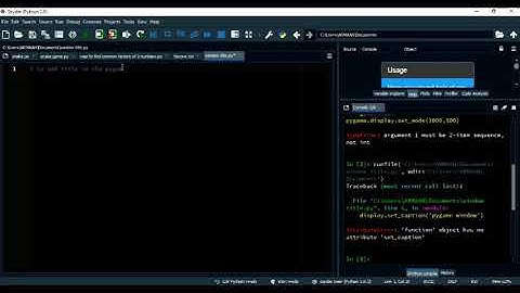 How to add title to a pygame window