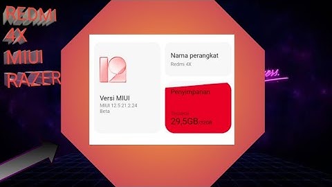 Install MIUI Razer | Santoni | Redmi 4X