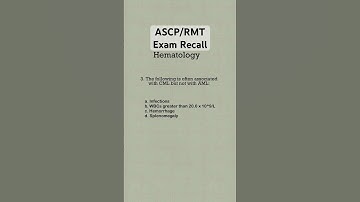 ASCP/RMT Exam Recall. #medtech #medtechstudent #ascp #rmt #shortsyoutube #shortvideoyoutube #foryou_