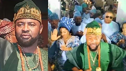 FAITHIA BALOGUN LEADS AKIN OLAIYA'S FRIENDS AT HIS GRAND ENTRANCE TO HIS 51ST BIRTHDAY PARTY