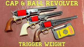 Trigger Weights of Cap & Ball Revolvers