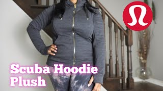 Plus Size review of the lululemon scuba hoodie #plussize #plussizel