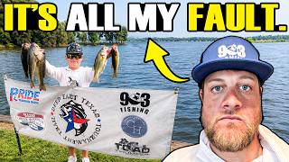 I MESSED UP....BAD!! THIS ONE IS ON ME!! FISHING TOURNAMENT GONE WRONG!!