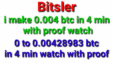 0.004 bitcoin in 4 min with no risk bitsler high amount trick working in bitsler low balance trick