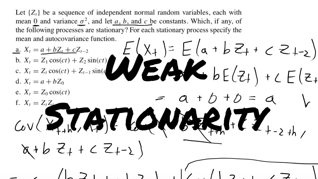 [Time Series] Weak Stationarity