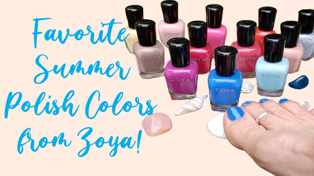 Summer Nail Colors | The Zoya Barefoot Collection