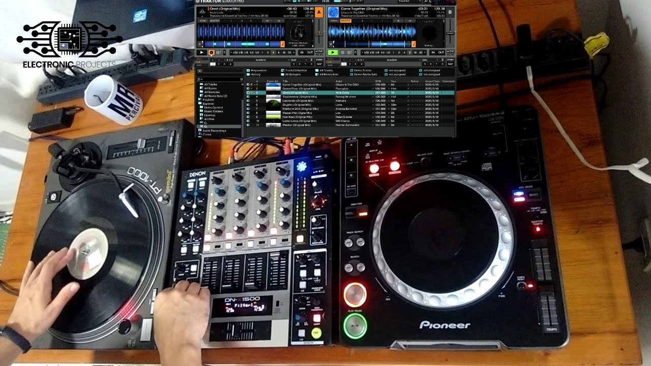 CONTROLADORA + DVS • CDJ-1000 MK2 + Gemini PT-1000 | Traktor Timecode (Live)