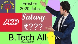 Automatic Data Processing (ADP) Jobs 2020 Recruitment | Freshers Job for Engineering Graduates
