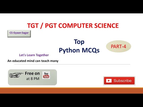 Python MCQs series