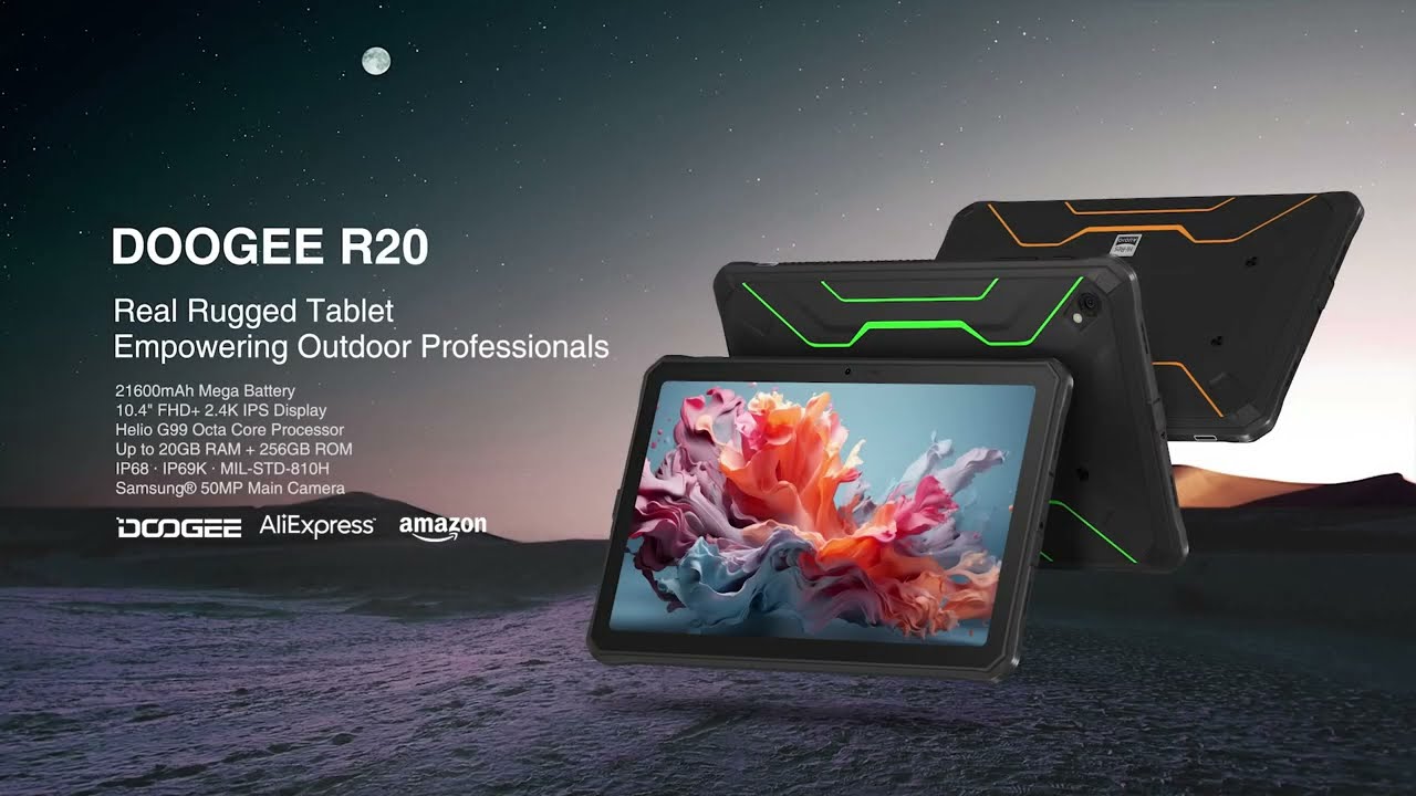 DOOGEE R20 Coming Soon  Real Rugged Tablet 