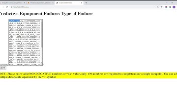 Project Demo - Predictive Equipment Failure