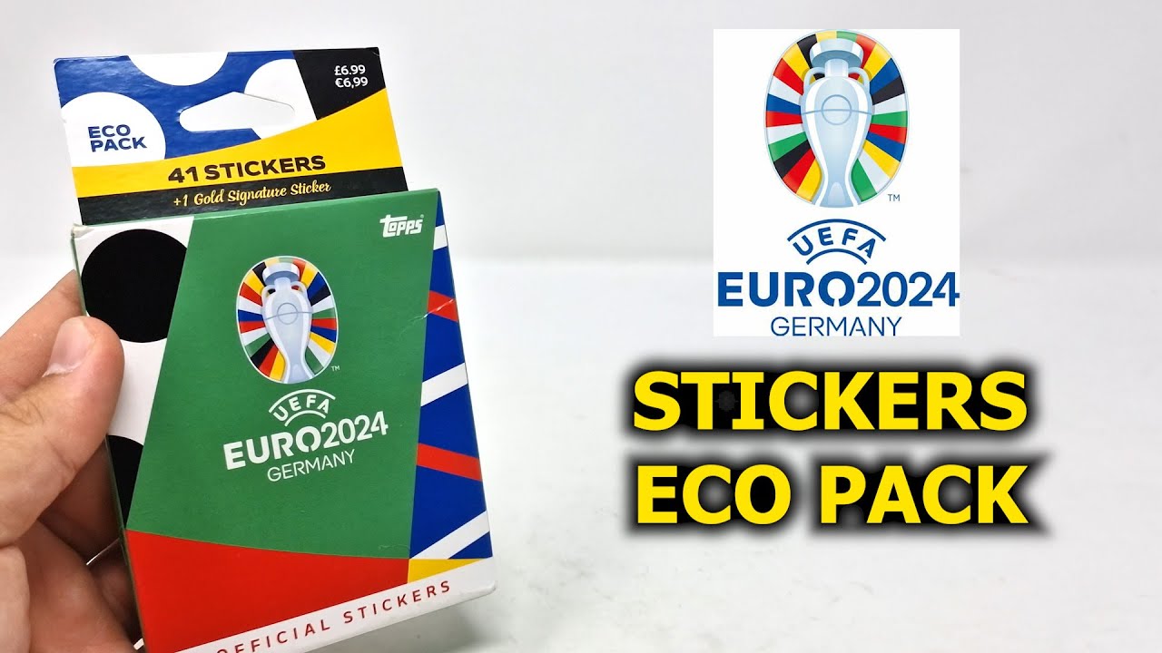 Euro R Sticker EURO 2024 Stickers - Opening a ECO PACK - Mikes Cards and Stickers ...