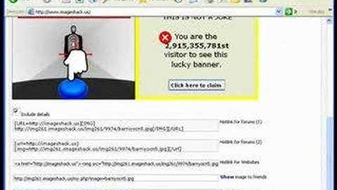 Como subir imagenes a imageshack y poner en foro