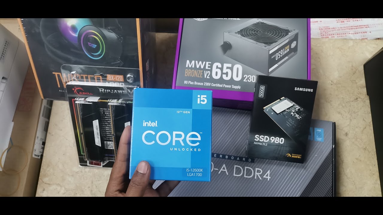 Pc Build intel Core i5 12600K MSI PRO Z690 A DDR4 MASTERBOX K501L