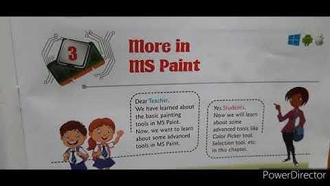 Class 3 ch 3 More in MS paint ( Part 1)