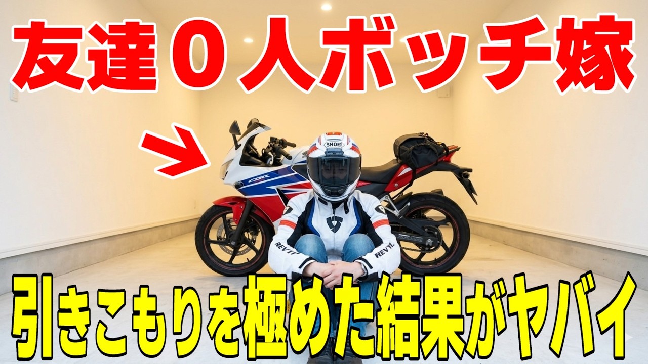 【末路】引きこもりバイク女子が「ある事」を極めたらしいが…衝撃的だった！！