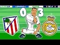 RONALDO HAT-TRICK! Atletico Madrid vs Real Madrid 0-3 (Madrid Derby Parody 2016)