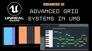 Unreal Engine | Line Grid Canvas Panel In UMG | Enhanced UI Plugin