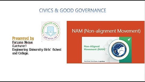 Class-11 & 12, Civics & Good Governance (Paper-2),Chapter-9 (Part-2), Lecture-25, Farzana Hoque