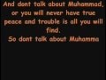 Don T Talk To Me About Muhammad 