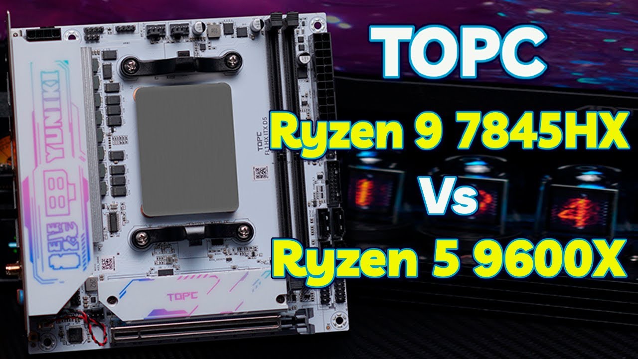 TOPC Mini ITX Ryzen 9 7845HX with RTX 5070 BRUTAL! 🚀 - YouTube