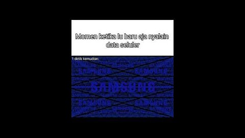 baru juga nyalain data udah berisik anj 💀 #meme #notification #samsung #shorts