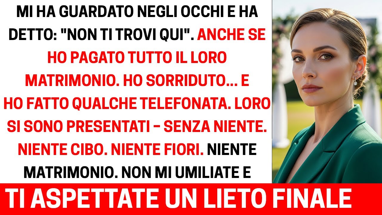 Stavo sistemando le orchidee bianche che avevo pagato con il mio stipendio quando la sposa di mio fratello mi si è avvicinata con un bicchiere di vino. Senza dire una parola, me l’ha lanciato...