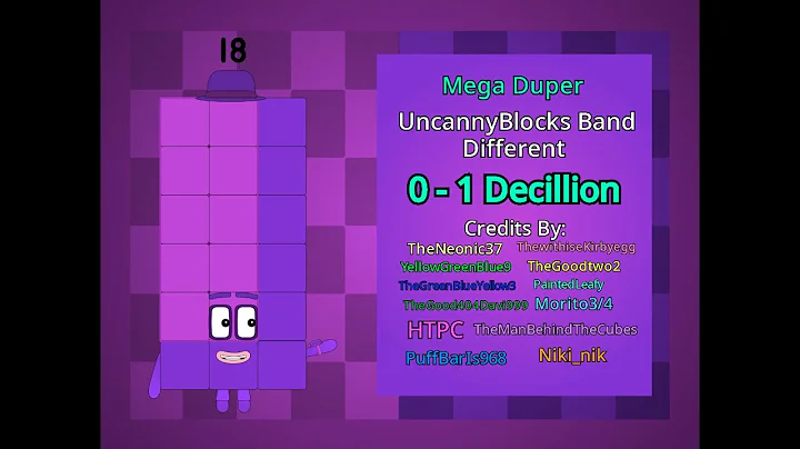 Mega Duper Uncannyblocks Band Different 0 - 1 Decillion Full