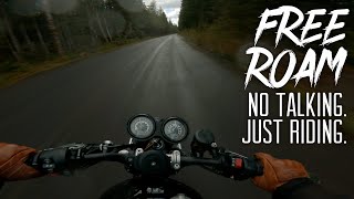 POV Ride Down A Washington Forest Road // Triumph Speed Twin [4K]