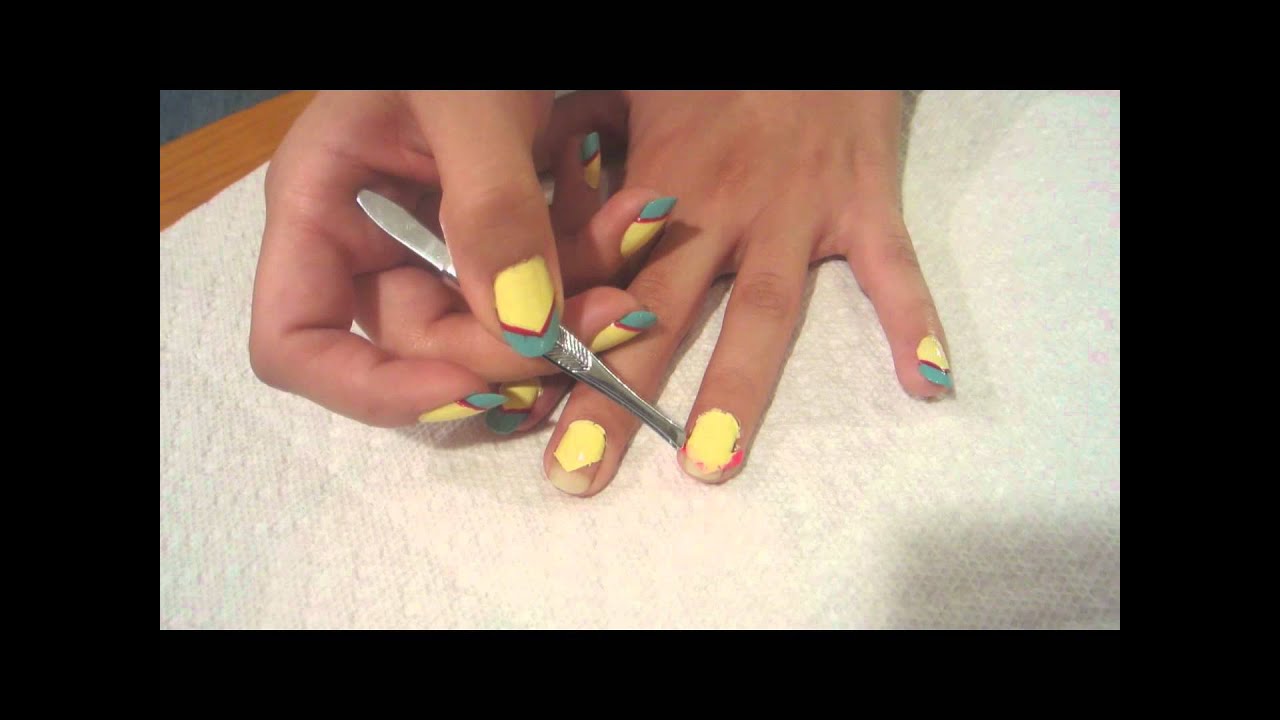 Retro Summer Nails