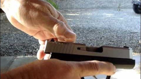 Removing stuck slide