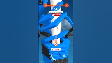 Stack Ball 🔥 Level 186 Perfect Clear in One Go 😱 | Insane Speed Run! #gaming #stackball #games