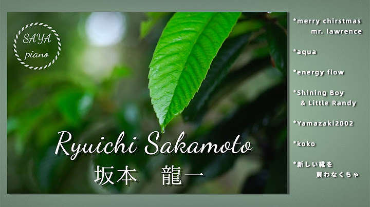 【坂本龙一】愈しの雨と坂本龙一ピアノメドレー【睡眠用,作业用BGM】Ryuichi Sakamoto relaxing piano collection - 天天要闻