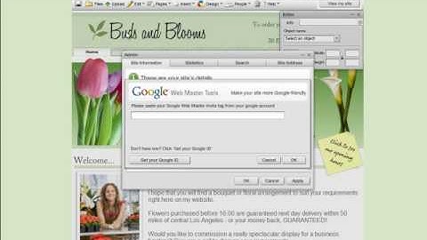How to use Google Webmaster Tools with website builder ezweb123.com