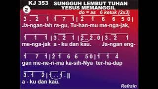 KJ 353. Sungguh Lembut Tuhan Yesus Memanggil | Ay. 1 - 2 | Music   Vocal