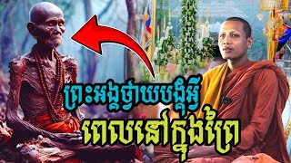 ព្រះអង្គ ចន្ទមុនី ប្រាប់ពីរបស់ដែលព្រះអង្គតែងតែថ្វាយបង្គុំពេលនៅក្នុងព្រៃ