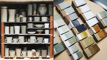 Reduction Firing my Rohde KG-340 Gas Kiln with SIC Shelves and Glaze Test Tiles