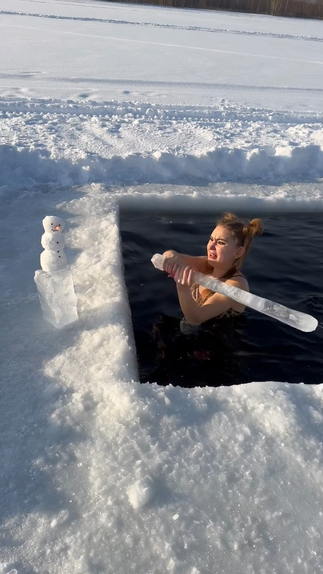 ??☃️#icequeen #ice #winter #mermaid #snowman
