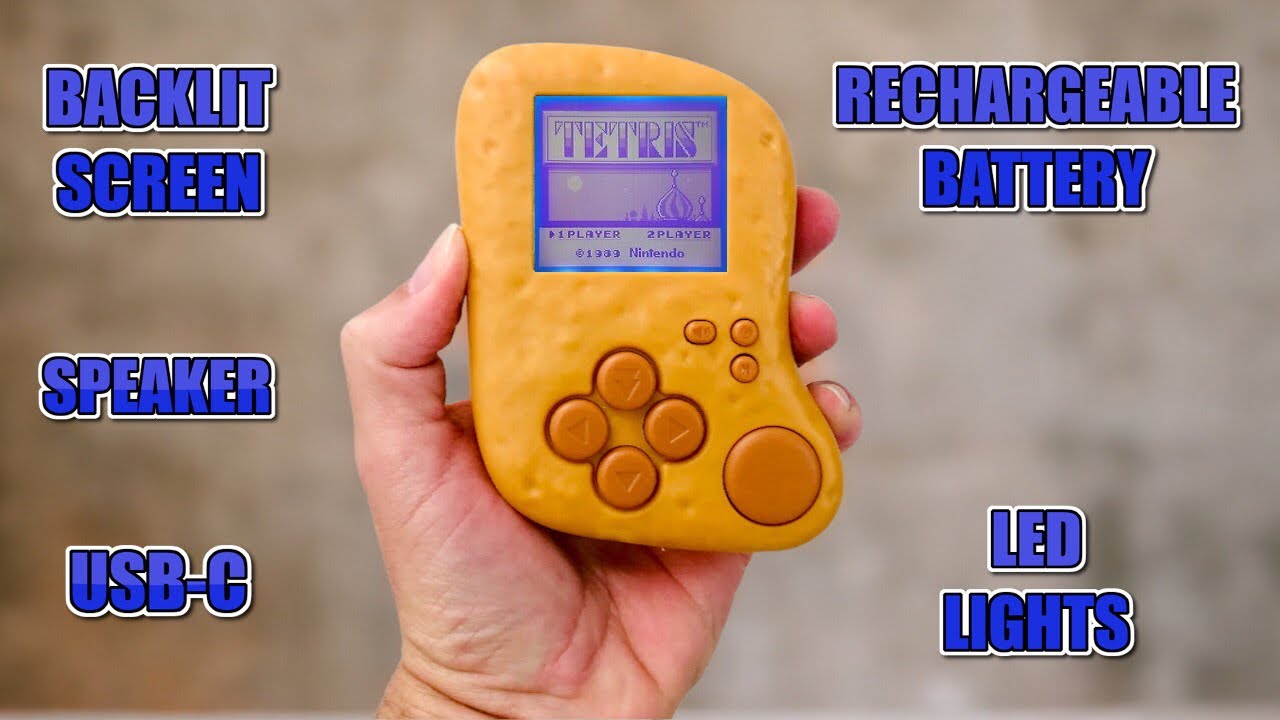 How To Mod A McDonald's Tetris Chicken Nugget Gameboy - Backlit