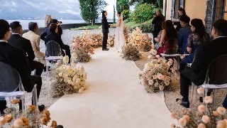 LOVE CODE | Luxury Lake Como Wedding at Villa Aura del Lago | Cinematic Destination Wedding in Italy